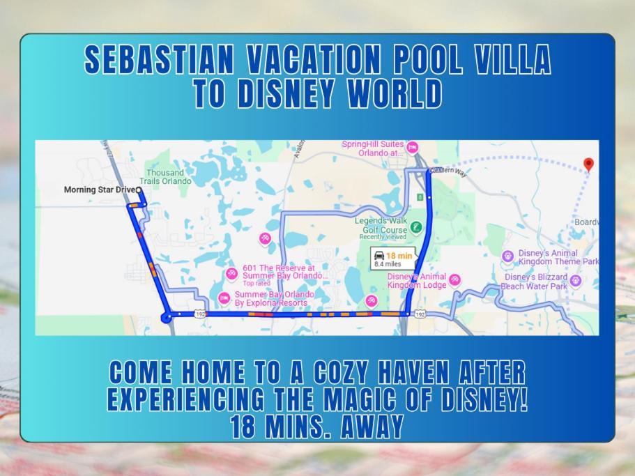Sebastian Pool Villa W Spa 奥兰多 外观 照片