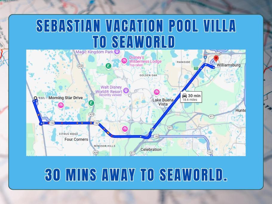 Sebastian Pool Villa W Spa 奥兰多 外观 照片